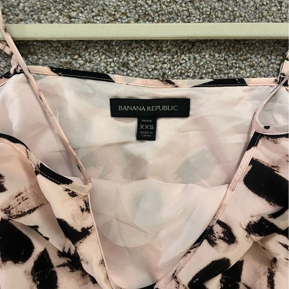 BANANA REPUBLIC Ruffle Chiffon Mini dress - Picture 8 of 11